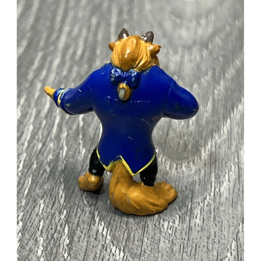 Disney Beauty & The Beast Beast Miniature Figurine Blue Jacket Contemporary